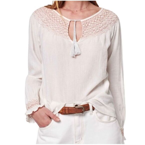 NWT Faherty Laura Embroidered Top - Picture 1 of 6